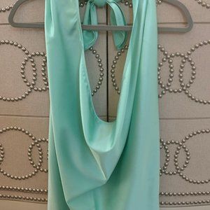 Ramy Brook Seafoam Green Harriet Silk Top